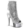 Pleaser - DELIGHT1018G Bottes de plateforme - Couleur argent Product image